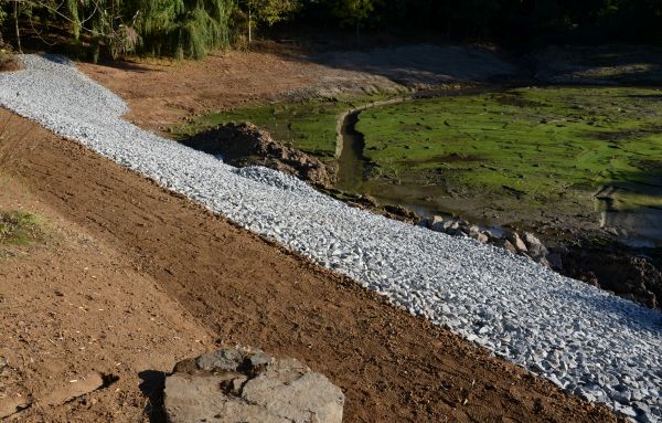 Landscape Swales Installation in Greenfield