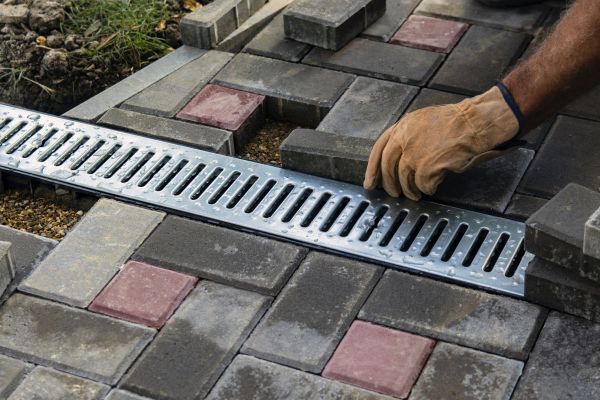 Patio Drain Installation in Greenfield
