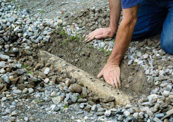 French Ditch Installation in Greenfield