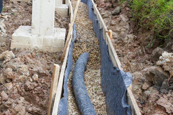 French Drain Installation in Greenfield